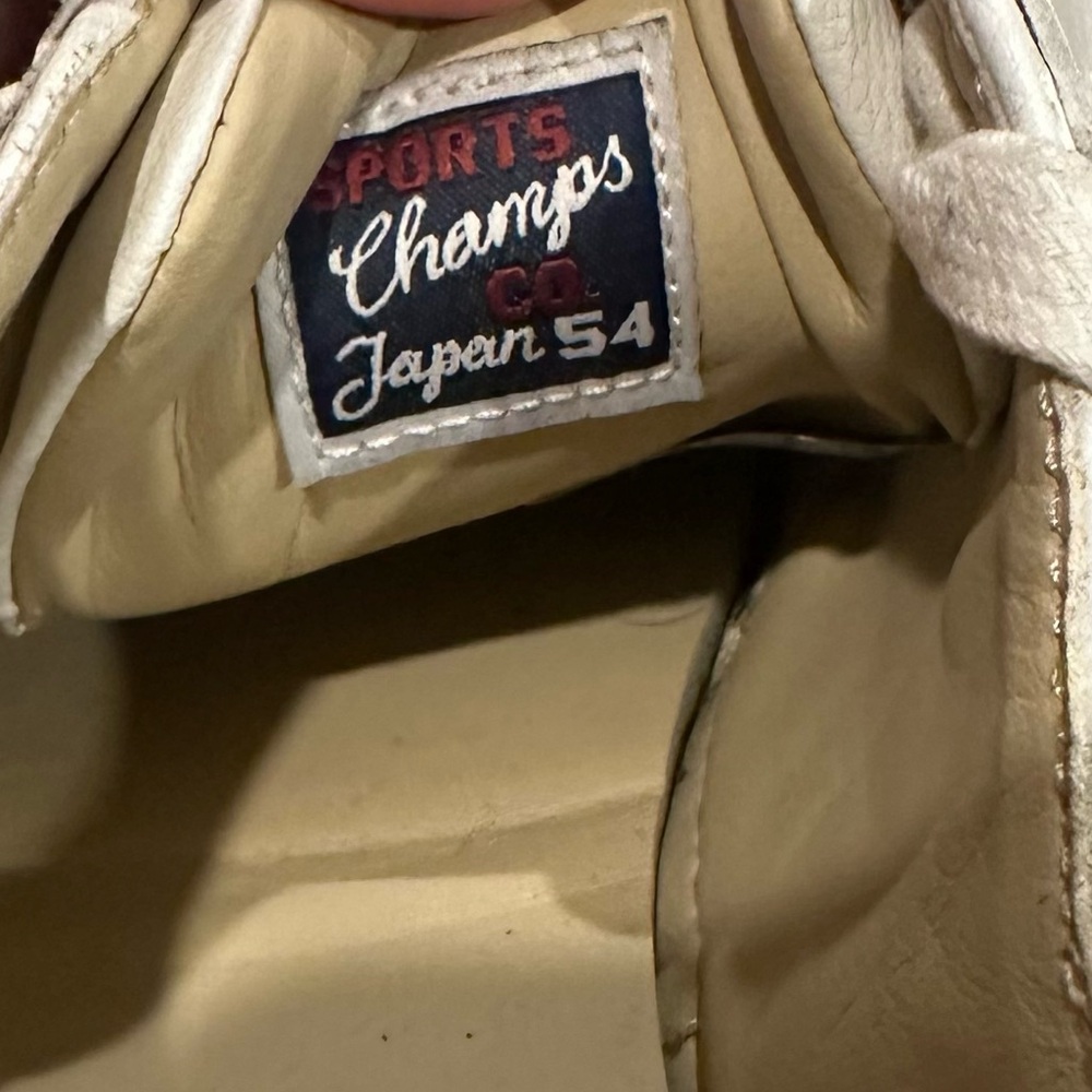 Good condition Superdry Champs Sports Cream Sneakers Japan 10 - Picture 6 of 8